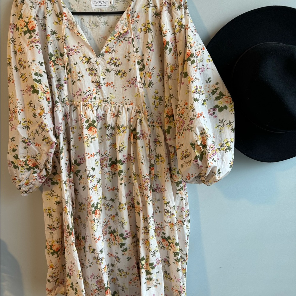 Floral spring dress